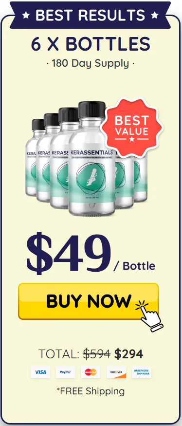 Kerassentials-6 bottle-price